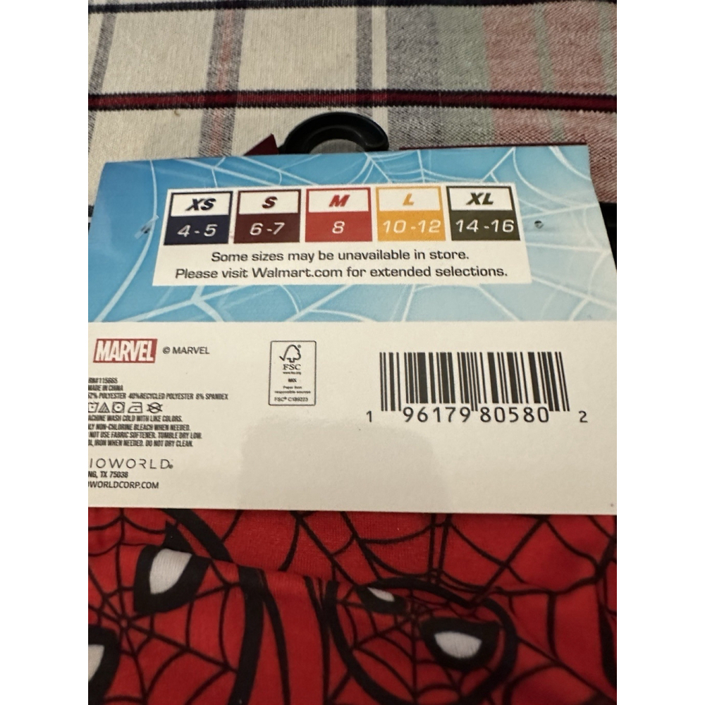 Marvel Boys 4-Pack Spiderman Athletic Stretch Underwear Boxer Briefs Small 6-7 - Picture 3 of 3